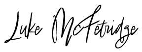 Luke McFedtridge Signature